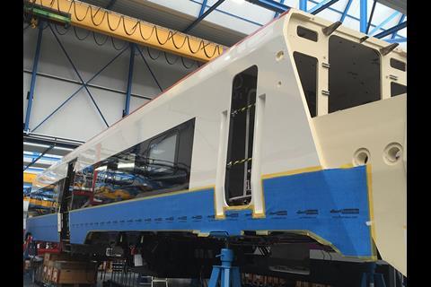 The first cars for Swiss Federal Railways’ future EC250 trainsets are nearing completion at Stadler's factory in Bussnang.